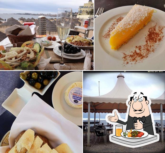 Estas son las imágenes que muestran comida y interior en Restaurante Praia do Tamariz