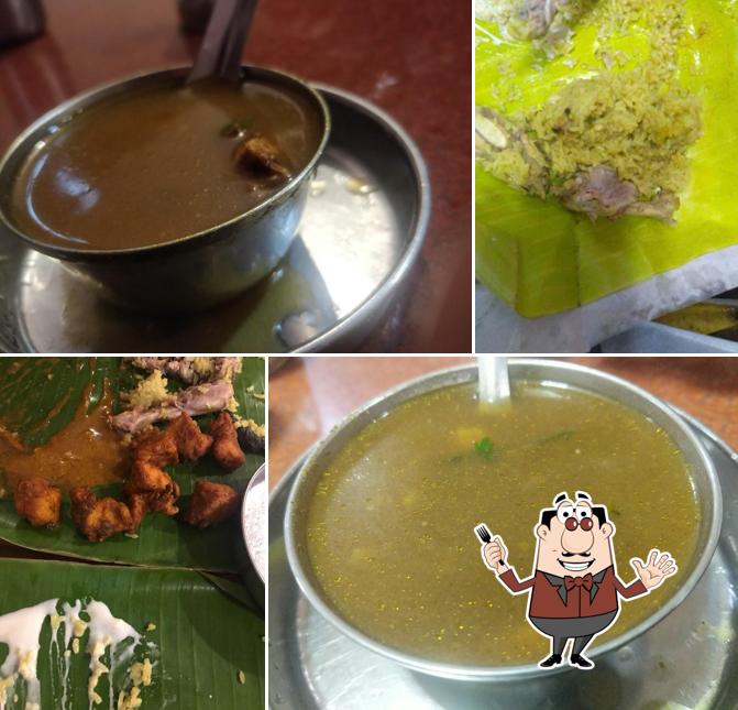 Meals at Thambi annan's Biriyani Hotel