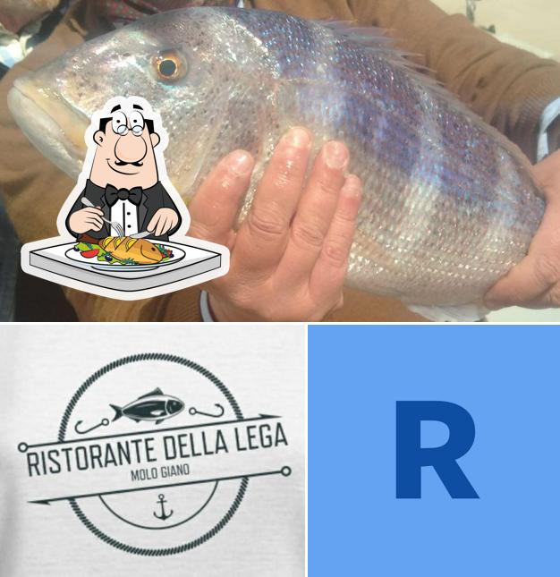 Ristorante della Lega - Molo Giano serve un menu per gli amanti dei piatti di mare