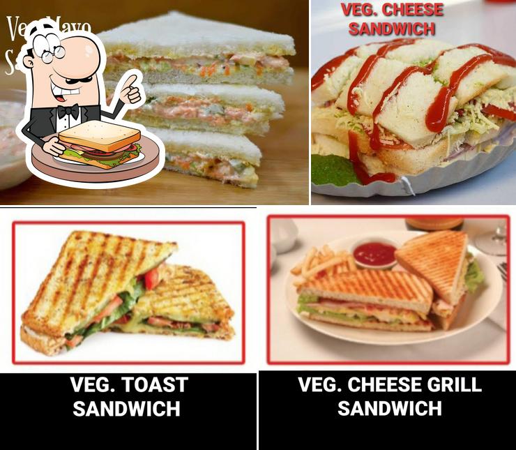 Order a sandwich at Veera fast food