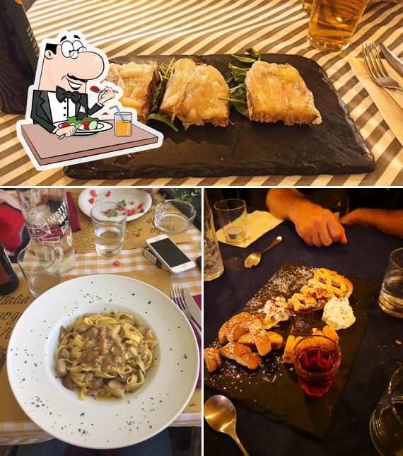 Essen im Osteria Parlascio Lucca