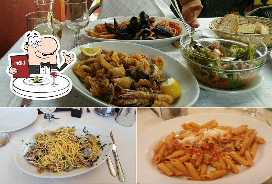 Platti al Trattoria Da Angelo