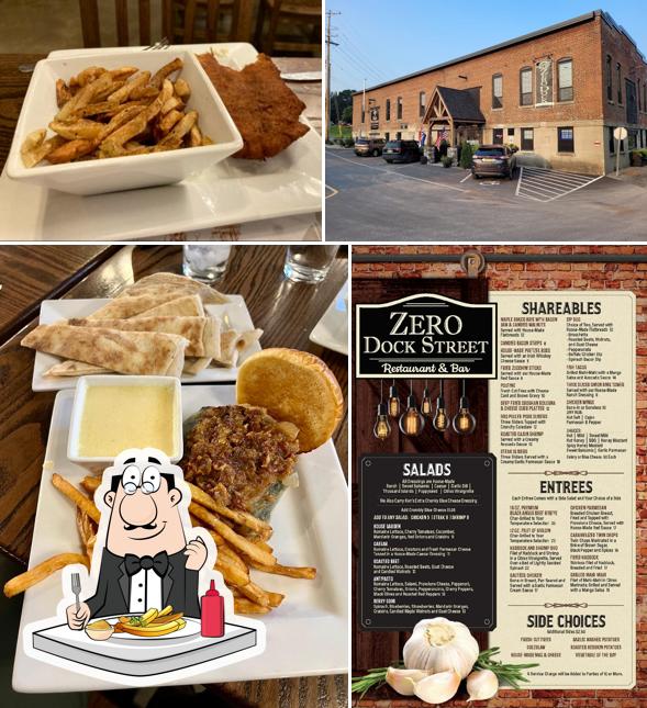 Отведайте картофель фри в "Zero Dock Street Restaurant & Bar"