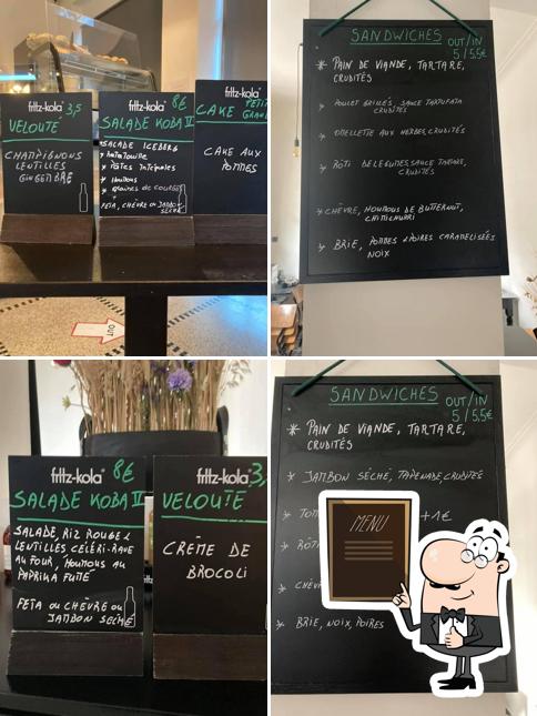 Découvrez le menu du jour sur le tableau