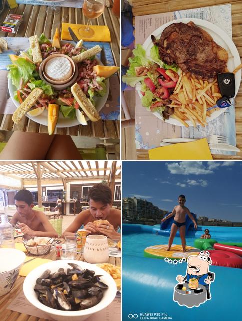 Comida en The Family Beach Bar