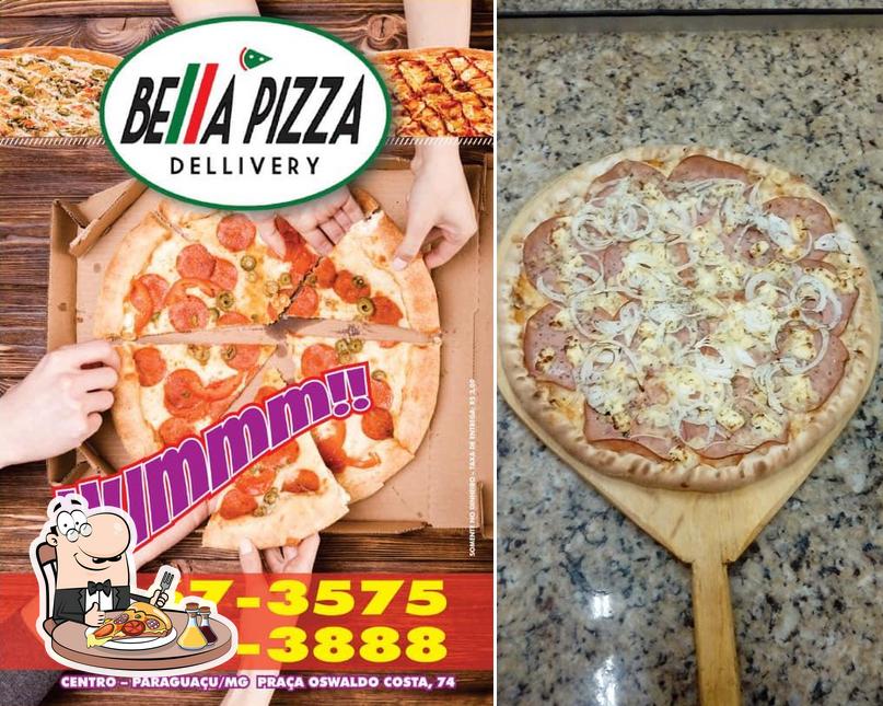 No BELLA PIZZA DELIVERY, você pode desfrutar de pizza