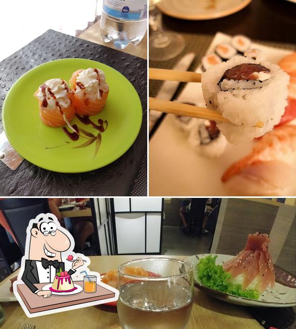 Megu lab bietet eine Vielfalt von Desserts 