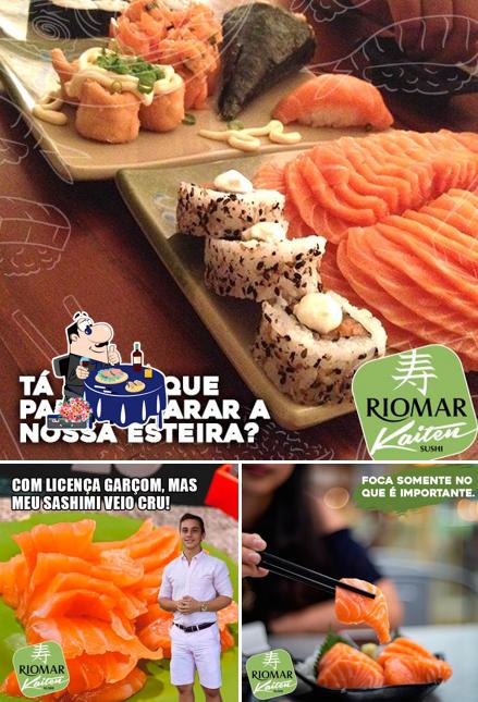 Sashimi at Riomar Kaiten Sushi