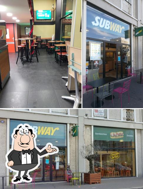 L'intérieur de Subway