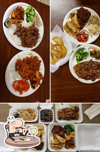 Food at Tasty Korean BBQ