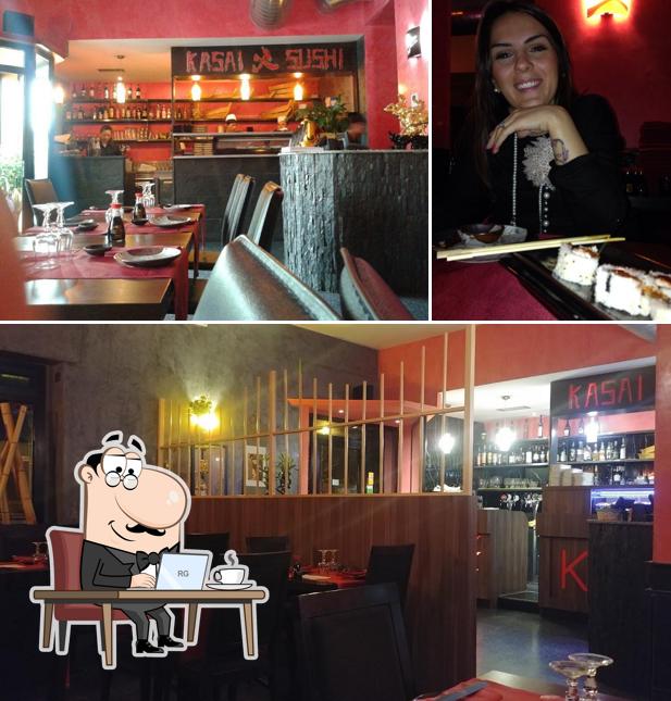 Gli interni di Kasai Sushi - Monza