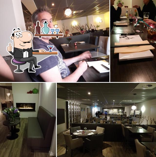 Installez-vous à l'une des tables de Restaurant Fusia