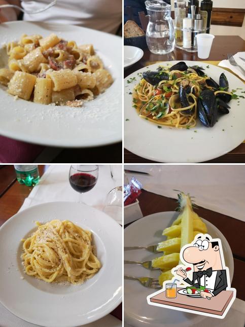 Cibo al Trattoria L'angolo di fronte