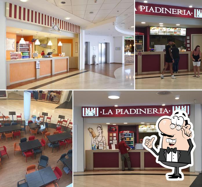 Gli interni di La Piadineria