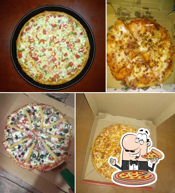 Order different types of pizza