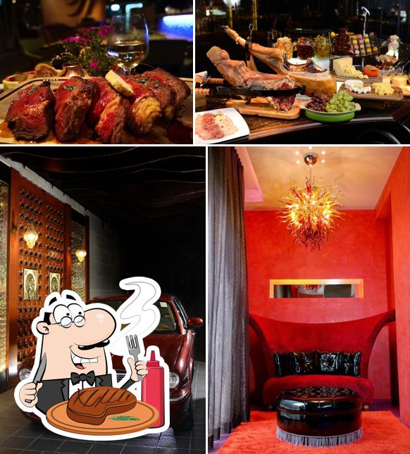 Order meat meals at The Luxe Manor