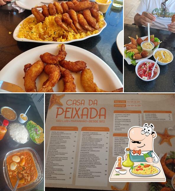 Tempura de camarão em Casa da Peixada