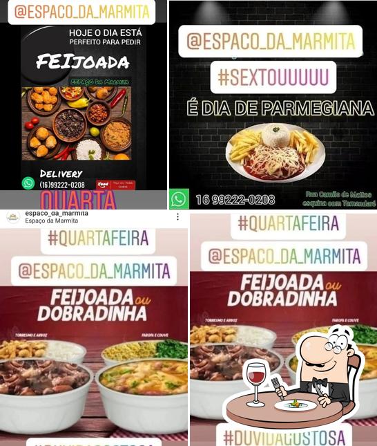 Comida em Espaço da Marmita