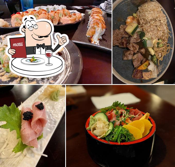 Еда в "Kizuna Sushi Bar & Grill"