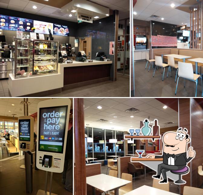 L'intérieur de McDonald's