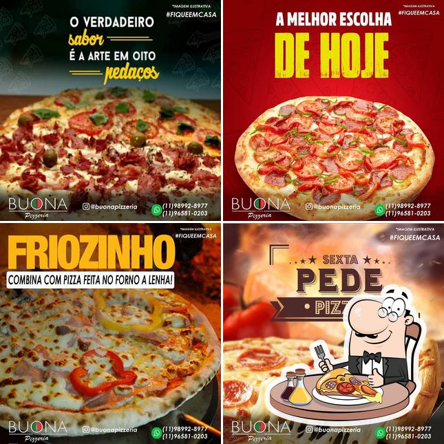 Peça pizza no BUONA PIZZERIA