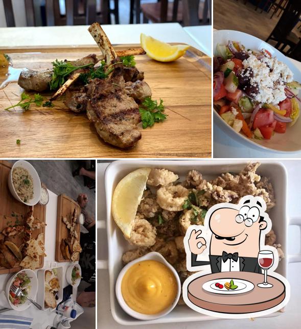 Food at Neos Greek Restaurant