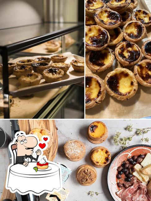 Marafado Portugal Friedrichshain bietet eine Vielfalt von Desserts 