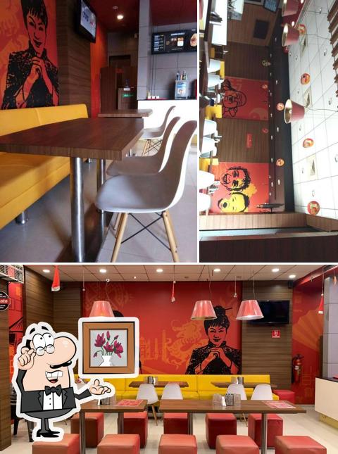 The interior of Go China Restaurant