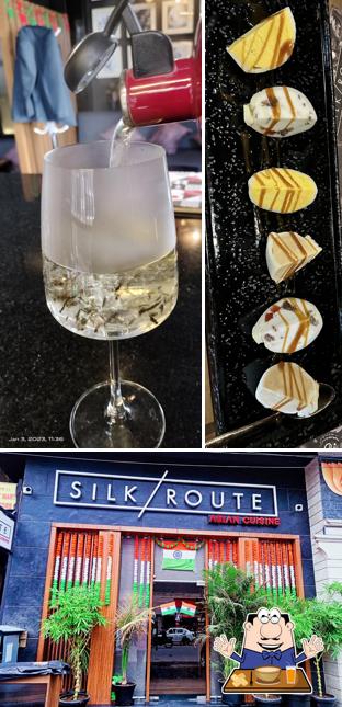 Take a look at the image displaying food and exterior at Silk Route Jaipur