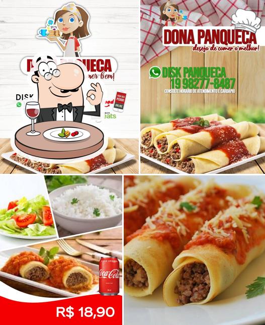 Comida em Restaurante Dona Panqueca