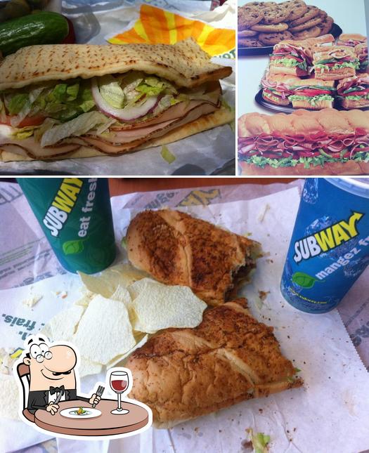 Nourriture à Subway