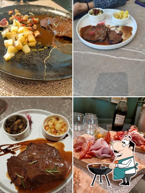 L'Antica Stazione propose des plats à base de viande