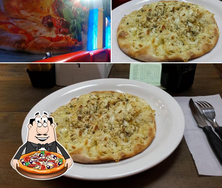 Escolha pizza no Pizza Scuola