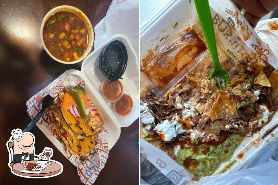 Pide un plato con carne en El Jefe Birria & Tacos