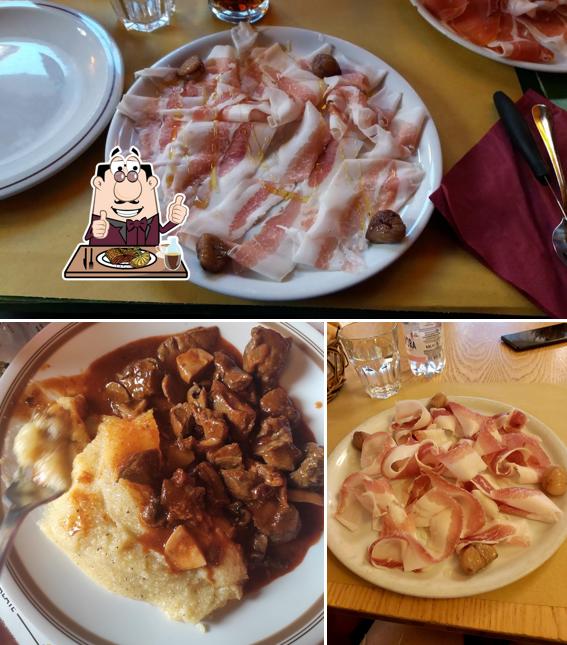Ordina i piatti di carne a Pizzeria Brasserie Cougnentse