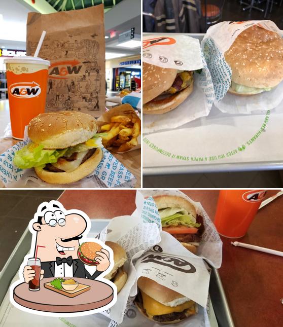 Prenez un hamburger à A&W Canada