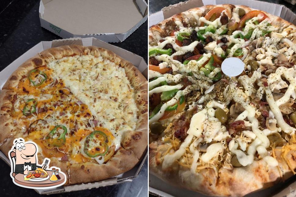 Escolha diferentes tipos de pizza