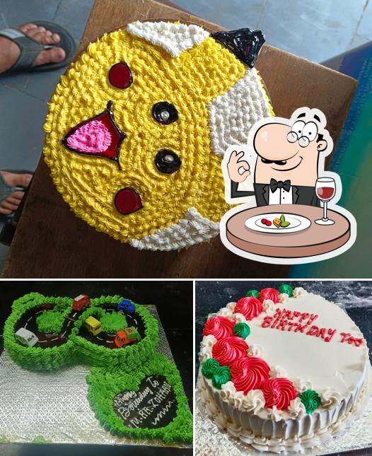 Food at Famous Bakery