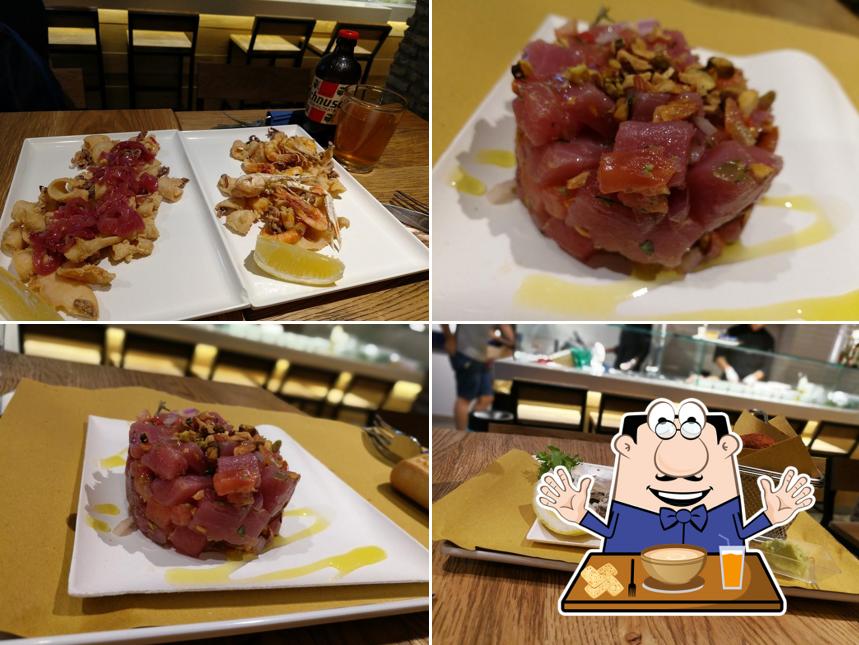 Cibo al FishHub Fritto & Krudo