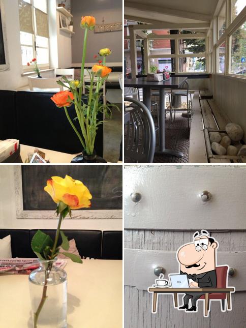 Dai un'occhiata agli interni di Cafe' Blanco