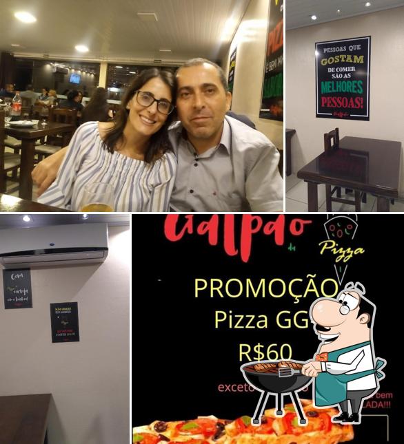 Look at the pic of Galpão da Pizza