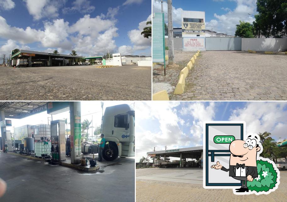 O exterior do Posto Pinheiro Borges TREVO ( GNV)