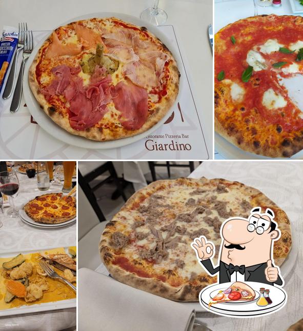 A Ristorante Pizzeria Bar Giardino, puoi goderti una bella pizza