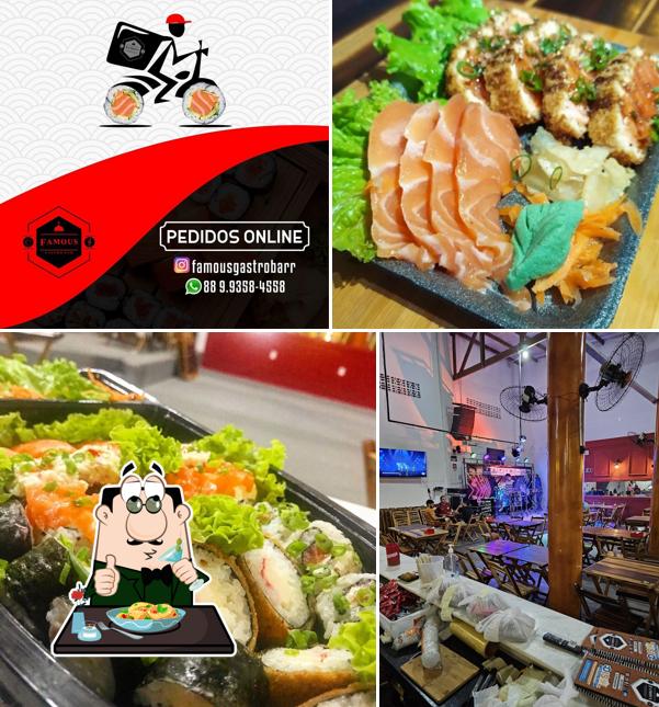 Platos en Famous Gastrobar