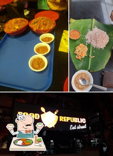 The restaurant's food and exterior