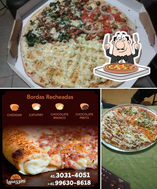 Peça diferentes variedades de pizza