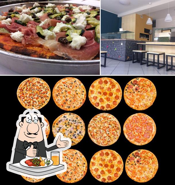 Dai un’occhiata alla immagine che presenta la cibo e interni di Pizzeria L'Amalfitana Di Gafforini Paolo