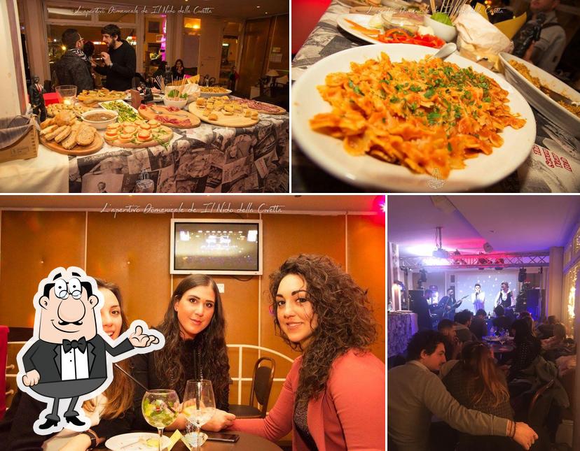 Observa las fotos que hay de interior y comida en Il Nido Della Civetta
