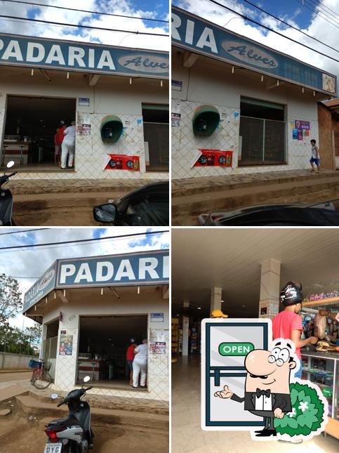 O exterior do Padaria Alves