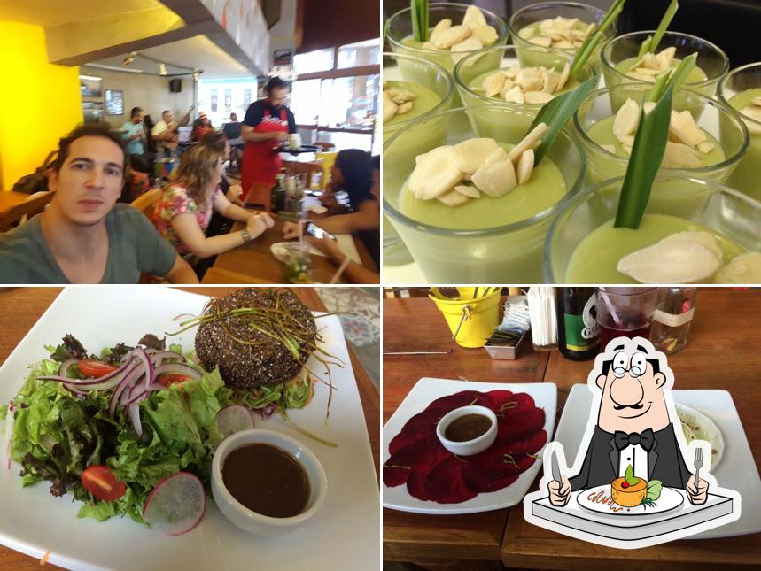 Platos en Gaia Art & Café